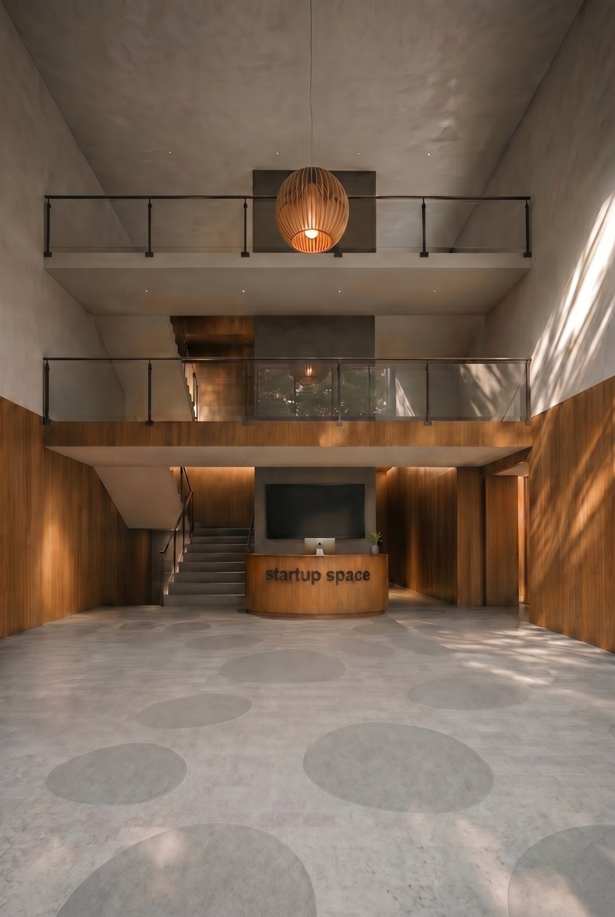 startup space Etoy, Lobby und Empfang